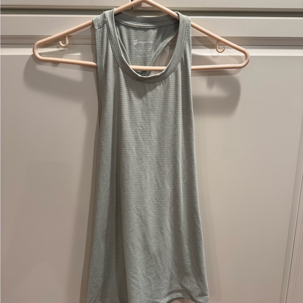 Peloton Sage Green Athletic Tank